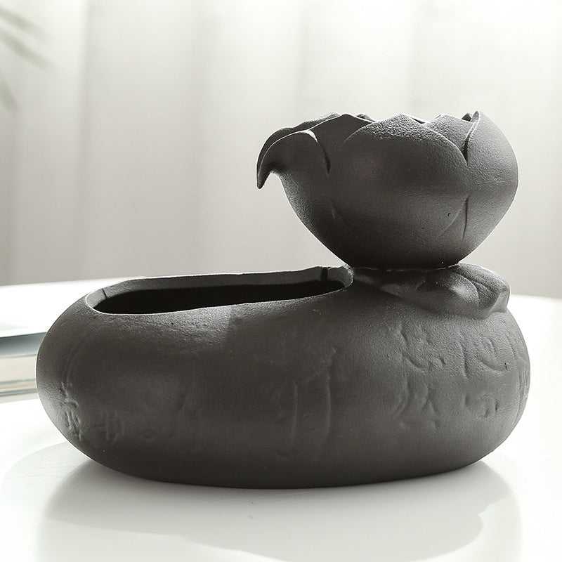 HKM-719571 Cat Water and Food Feeder in Resin – 19 x 10.5 x 20 cm