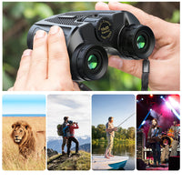 HKM-719571 High-Power Low-Light Night Vision Telescope with Non-Slip Grip, 10X Magnification and Carrying Case