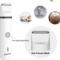 HKM-719635 Pet Shaver with Nail Sharpener, Trimmer, and Foot Hair Blades