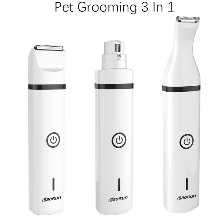 HKM-719635 Pet Shaver with Nail Sharpener, Trimmer, and Foot Hair Blades