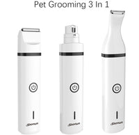 HKM-719635 Pet Shaver with Nail Sharpener, Trimmer, and Foot Hair Blades
