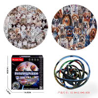 HKM-719699 3D Flip Rotating Puzzle Toy for Kids - Educational Decompression Toy for All Ages