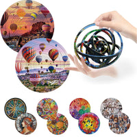 HKM-719699 3D Flip Rotating Puzzle Toy for Kids - Educational Decompression Toy for All Ages