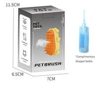HKM-719699 Electric One-Click Pet Massage and Cleaning Brush for Cats and Dogs