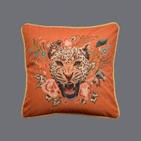 HKM-719763 Retro Square Waist Cushion Pillow with Tassel Backrest, Available in Multiple Colors and Designs (45x45cm)