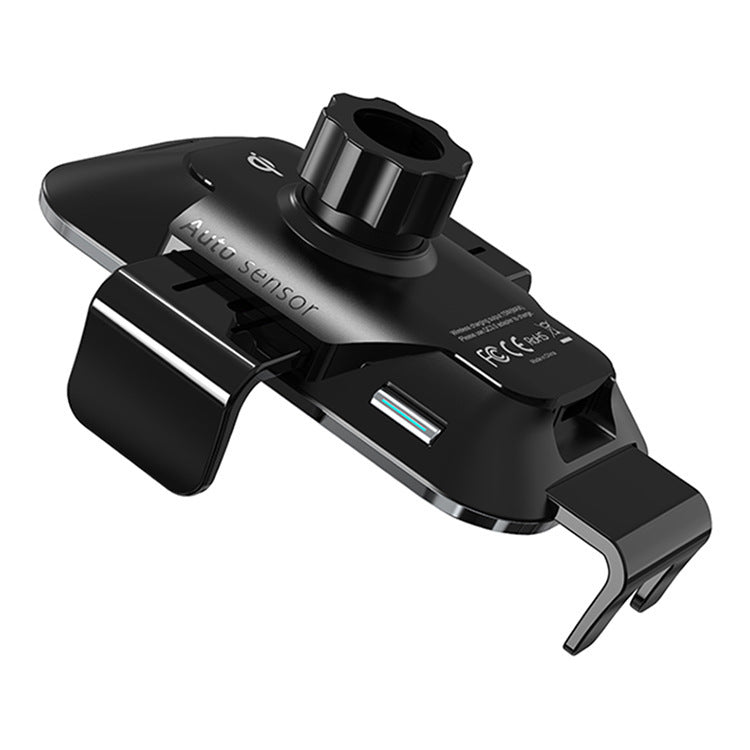 HKM-719763 Wireless Fast Charging Car Air Vent Mount with Intelligent Metal Detection