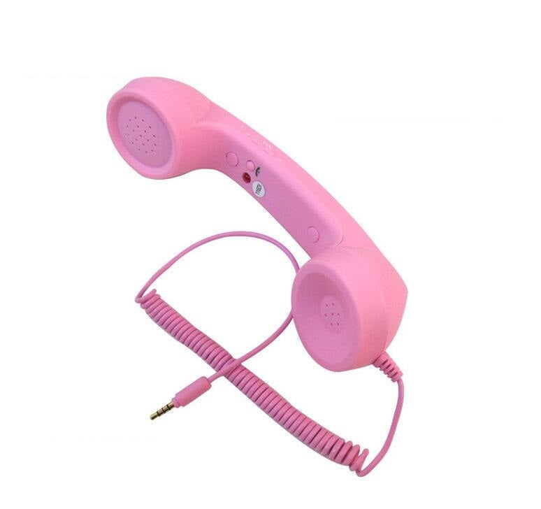 HKM-720083 Retro Frosted Anti-Radiation Handset for Enhanced Mobile Calling Experience