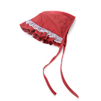 HKM-720211 Cute Lace Sun Hat for Dogs - Monochrome TC Cloth Headgear, Available in S, M, L Sizes