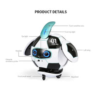 HKM-720339 Interactive Singing and Dancing Robot Toy for Kids, Educational Light & Sound Features, Ages 2-7, ABS Plastic