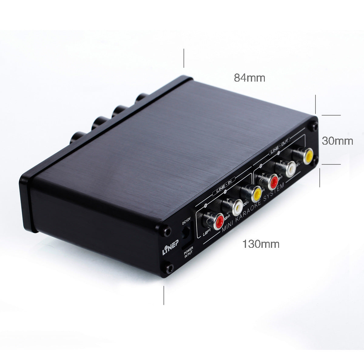 HKM-720403 Dual Microphone Mini Karaoke Mixer with Reverb and Echo Effects
