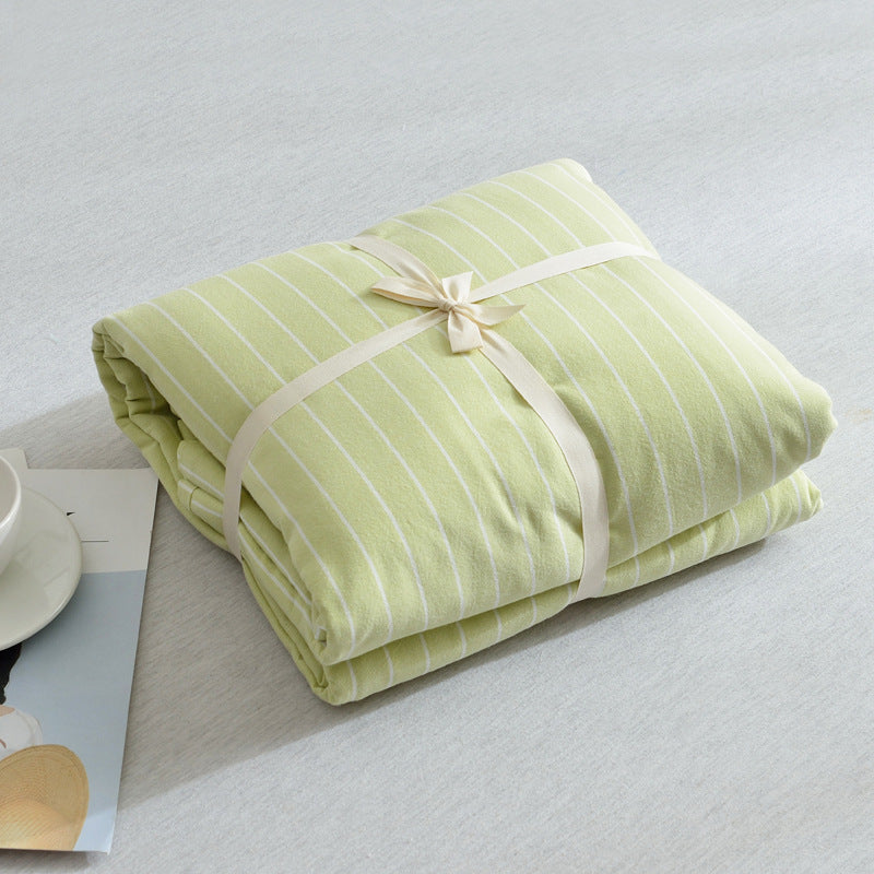 HKM-720467 Bedding Set in Pure Cotton - City Bar Series, 4-Piece Collection, Multiple Sizes Available