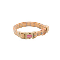 HKM-720531 Fashionable Lattice Pet Harness and Leash Set in Plaid Orange and Matcha Green