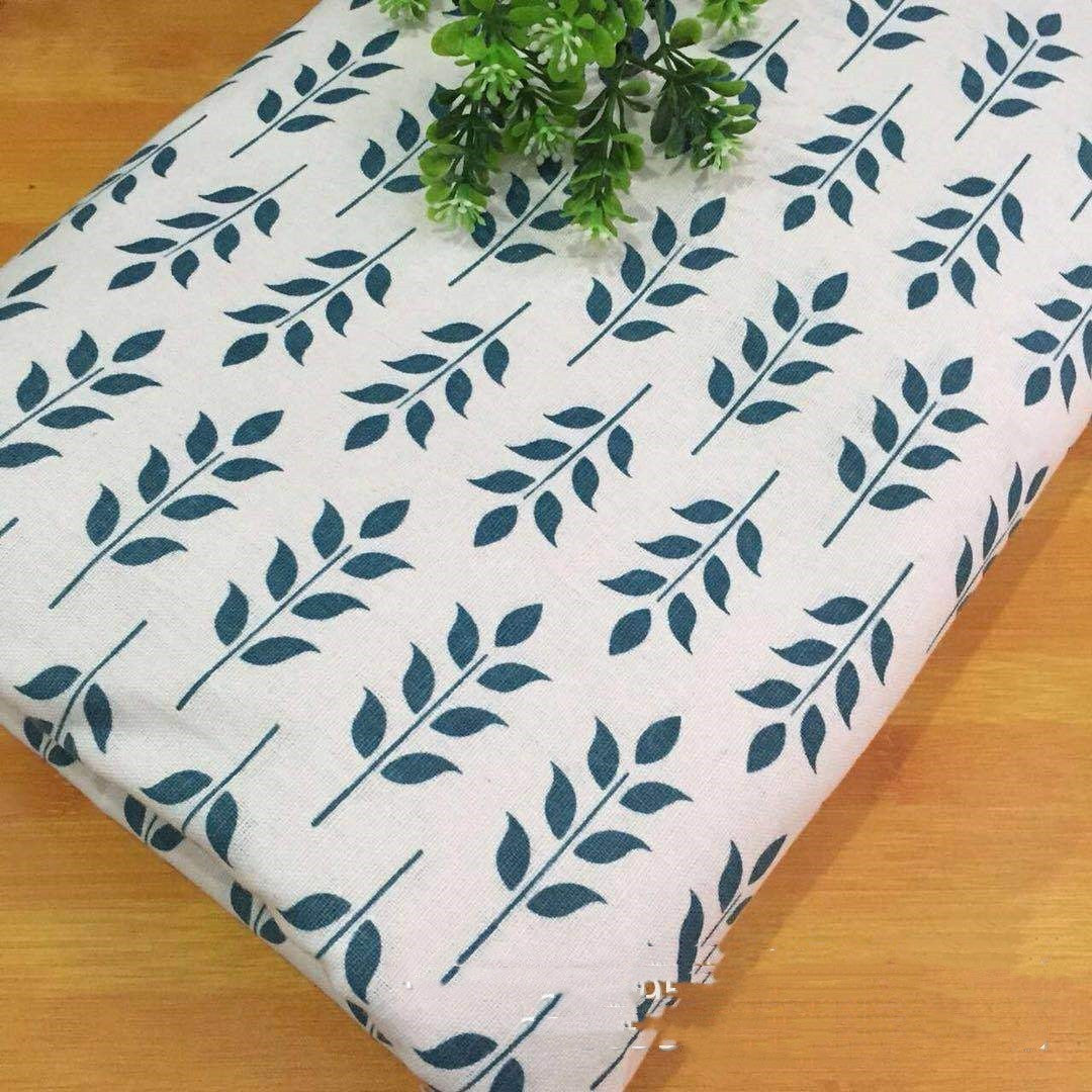 HKM-720531 Linen-Cotton Blend Printed Fabric for Bags and Home Textile Projects