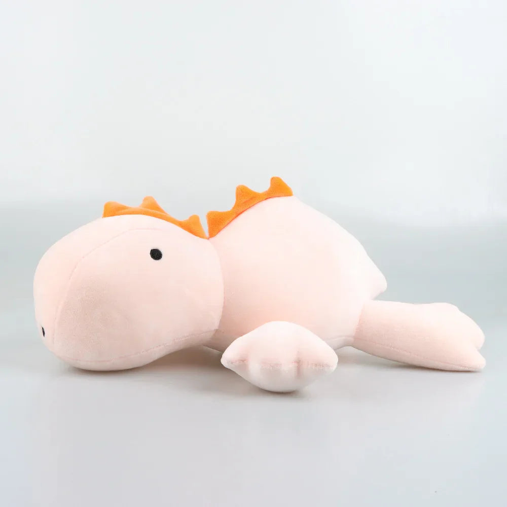 HKM-720531 Soft Weighted Stuffed Dinosaur Plush Pillow - Available in Various Heights for Kids