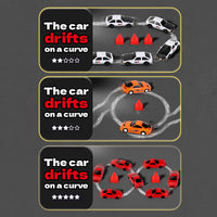 HKM-720659 1/64 Scale Mini RC Drift Car with LED Lights – 4WD Remote Control Vehicle for Indoor and Outdoor Use