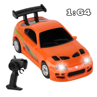 HKM-720659 1/64 Scale Mini RC Drift Car with LED Lights – 4WD Remote Control Vehicle for Indoor and Outdoor Use