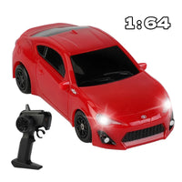 HKM-720659 1/64 Scale Mini RC Drift Car with LED Lights – 4WD Remote Control Vehicle for Indoor and Outdoor Use