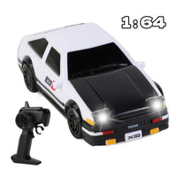 HKM-720659 1/64 Scale Mini RC Drift Car with LED Lights – 4WD Remote Control Vehicle for Indoor and Outdoor Use
