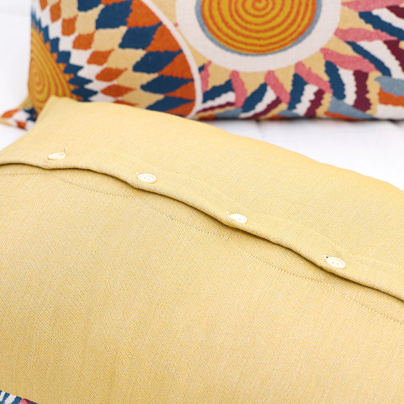 HKM-720659 Couple's Pure Cotton Washed Gauze Pillowcase - Soft, Breathable, European Style 52x78cm