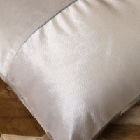 HKM-720915 Lattice Stitching Fur Pillow Cover - 45x45cm in Beige, Natural Black and White, Natural Grey, and Black Coffee
