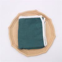 HKM-721171 Children's Cotton Gauze Blanket with Animal Patterns, 80x65cm or 100x120cm