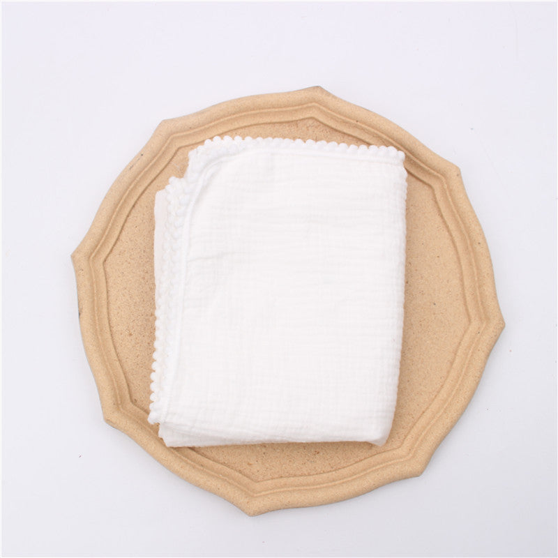 HKM-721171 Children's Cotton Gauze Blanket with Animal Patterns, 80x65cm or 100x120cm