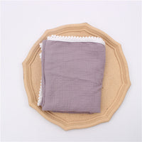 HKM-721171 Children's Cotton Gauze Blanket with Animal Patterns, 80x65cm or 100x120cm