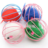 HKM-721299 Wire cage mouse cat toy