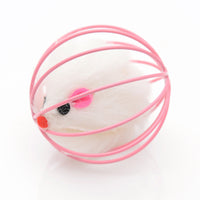 HKM-721299 Wire cage mouse cat toy