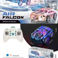 HKM-721491 Remote Control Dual Mode Drone Car - 2 in 1 RC Flying Car with 30 Meters Range