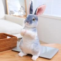 HKM-721683 Mini Plush Rabbit Doll - Soft White Stuffed Toy for Kids, Perfect for Easter and Gift-Giving