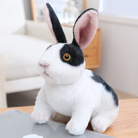 HKM-721683 Mini Plush Rabbit Doll - Soft White Stuffed Toy for Kids, Perfect for Easter and Gift-Giving