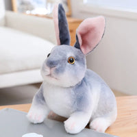 HKM-721683 Mini Plush Rabbit Doll - Soft White Stuffed Toy for Kids, Perfect for Easter and Gift-Giving