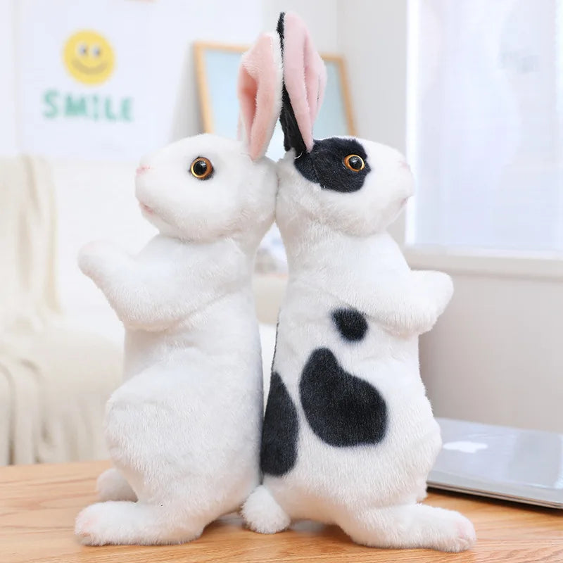 KTX-721683 Mini Plush Rabbit Doll - Soft White Stuffed Toy for Kids, Perfect for Easter and Gift-Giving