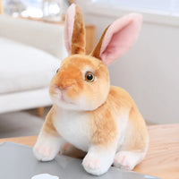 HKM-721683 Mini Plush Rabbit Doll - Soft White Stuffed Toy for Kids, Perfect for Easter and Gift-Giving