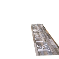 HKM-721747 Gray Wood Grain Kitchen Door Mat - Modern Polyester Fiber Floor Mat in Various Sizes for Stylish Home Decor