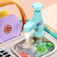 HKM-721811 Kids Kitchen Play Set with Picnic Basket - Fun Cooking and Pretend Play Toys for Ages 2 to 14