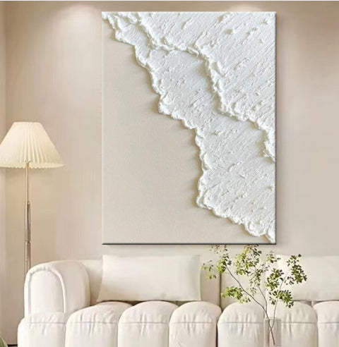 HKM-721939 Hand Painted Three-Dimensional Oil Painting on Canvas with Aluminum Alloy Frame Options