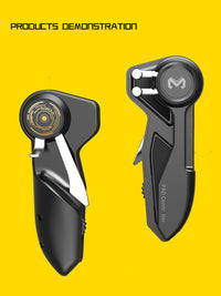 HKM-722195 Six-Finger Gaming Controller with Adjustable Triggers and Ergonomic Grip