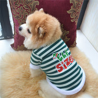 HKM-722259 Christmas Holiday Dog Dress with Hairy Border in Cotton Terry Fabric