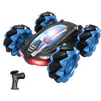 HKM-722259 Remote Control Double-Sided Stunt Car with Chasing Light and Music - 4x4 Electric Vehicle for All Ages