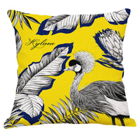 HKM-722387 Cotton Rain Linen Pillowcase - 45x45cm Decorative Cover
