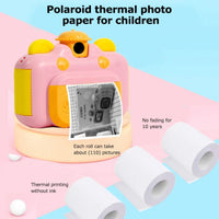 HKM-722579 57mm Thermal Photo Printer Paper Rolls - Color Adhesive Sticker Paper for Instant Printing