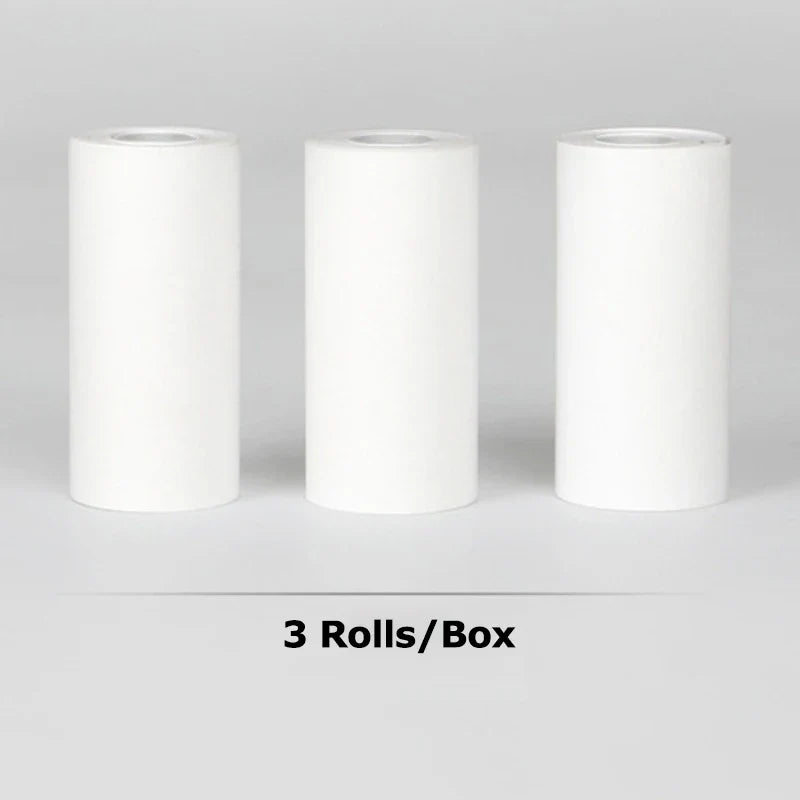 HKM-722579 57mm Thermal Photo Printer Paper Rolls - Color Adhesive Sticker Paper for Instant Printing
