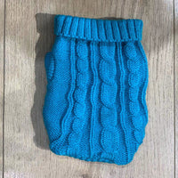 HKM-722579 Cozy Thick Wool Dog Sweater for Small Breeds in Varied Colors