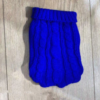 HKM-722579 Cozy Thick Wool Dog Sweater for Small Breeds in Varied Colors