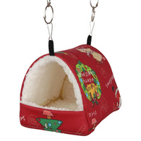 HKM-722771 Cozy Cotton Bird Nest with Fixing Hooks for Winter Comfort
