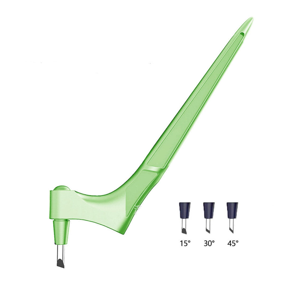 HKM-722835 360-Degree Rotating Hand-held Craft Paper Cutter and Carving Knife with Smooth Control