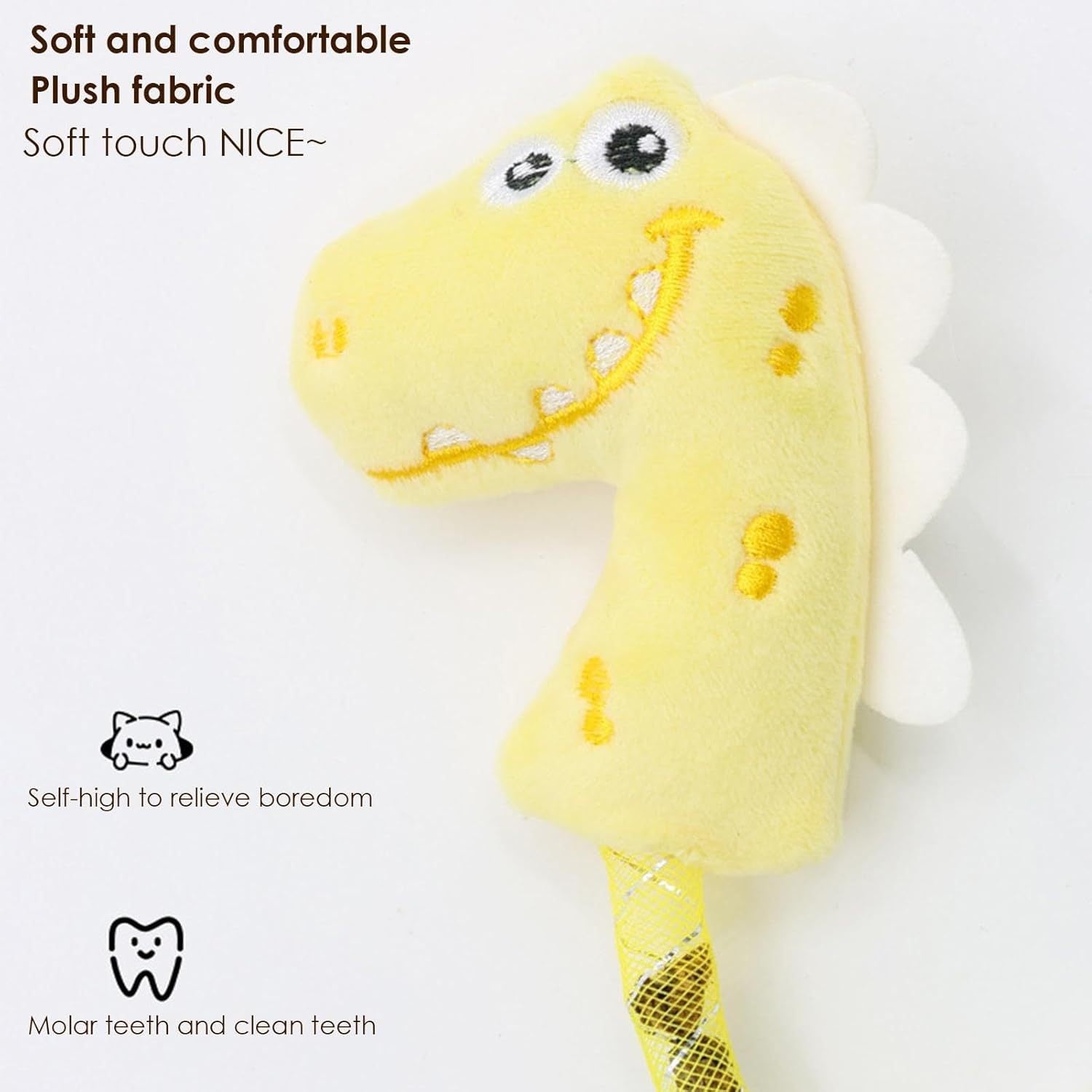 HKM-722835 Interactive Cat Chew Toys Set - Catnip Plush, Bunny, Fish & Mouse Designs for Dental Health and Playtime