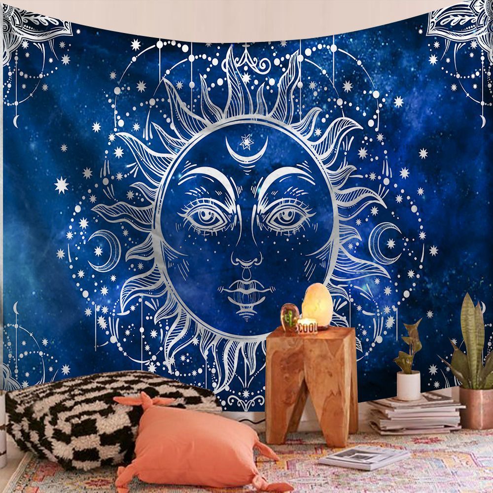 HKM-722835 Rectangle Plush Wall Tapestry - European Classical Design for Living Room, Bedroom, and Study
